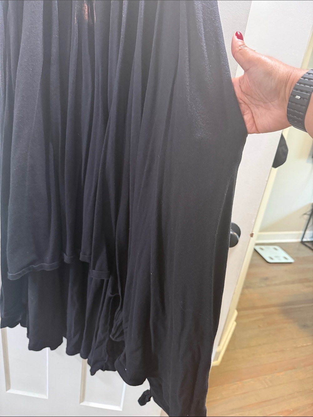 Free People Black Cotton Dress, size S - Picture 3 of 7